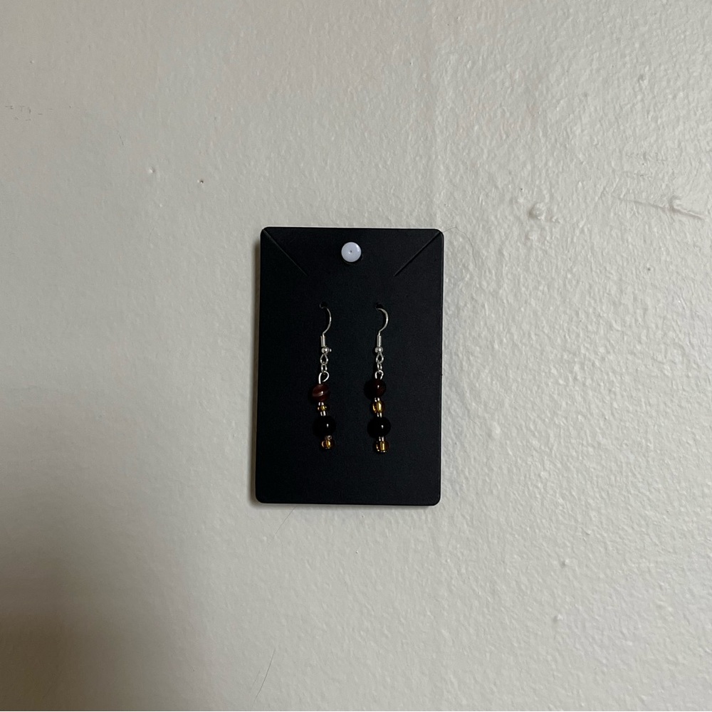 handmade crystal earrings
